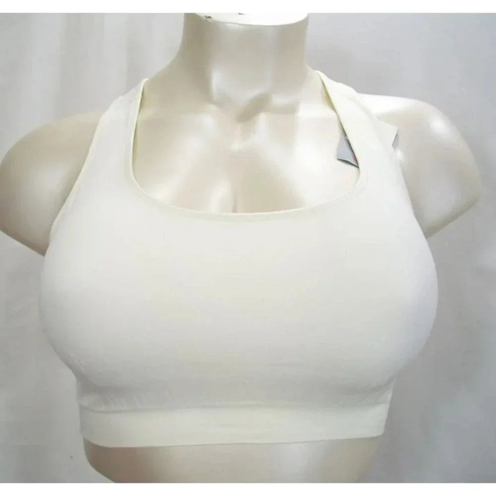 SMALL Hanes HC35 Wire Free Sports Bra White New with Tags Non Adjustable Straps